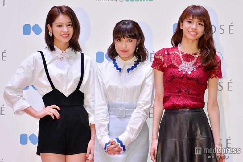 E,girls鷲尾伶菜&楓&佐藤晴美、美の秘訣を