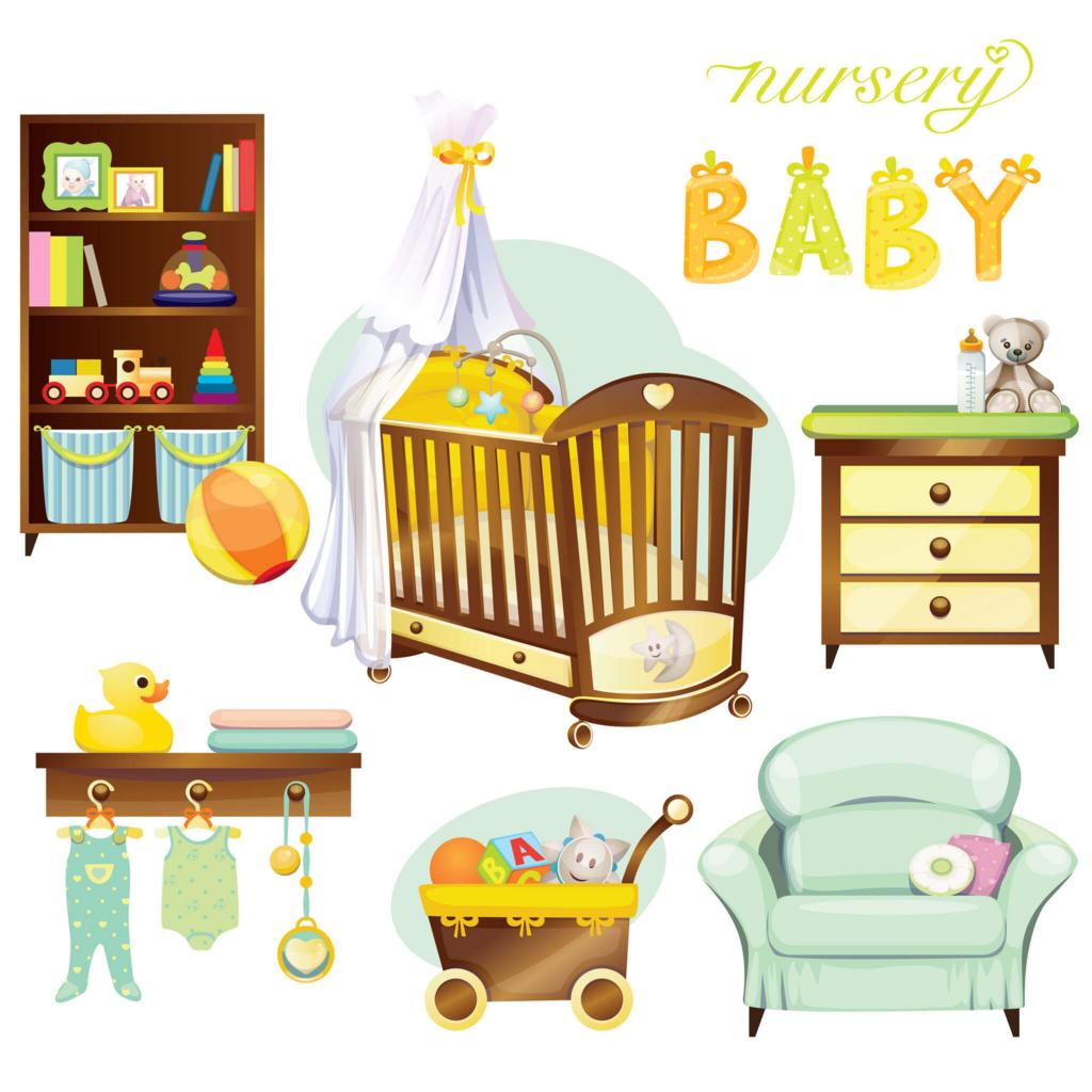 free clipart baby crib - photo #47